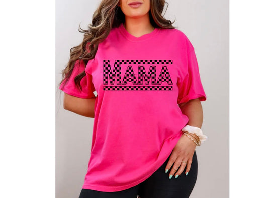 Checkered Mama #2 Tee