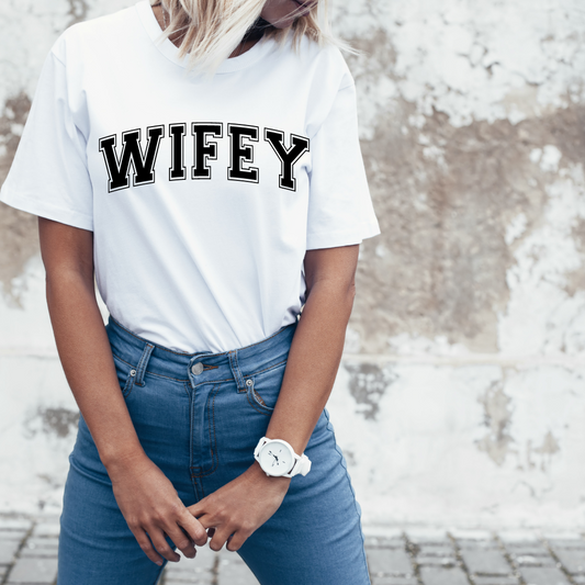 Varsity Wifey Tee