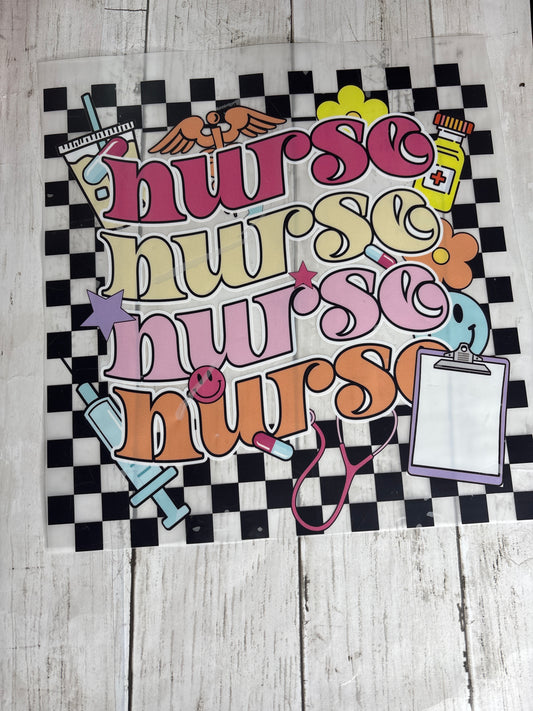 Checkered Nurse Tee