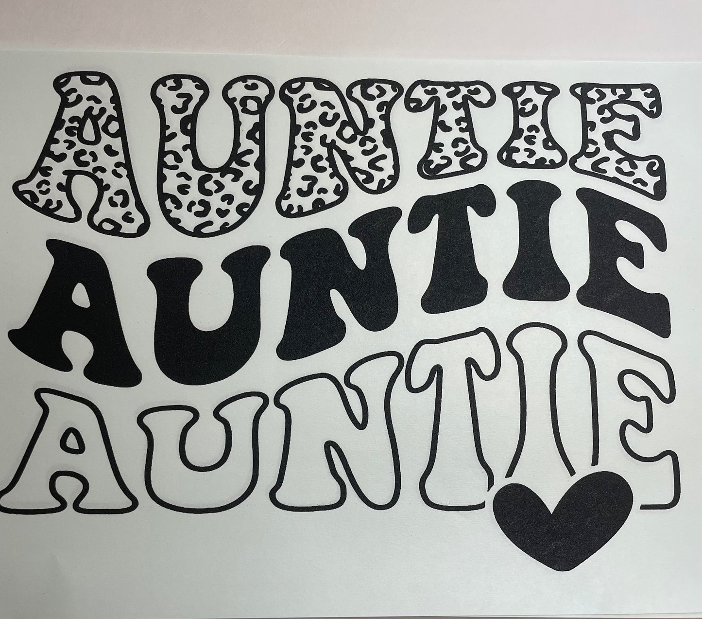 Cheetah Auntie Tee