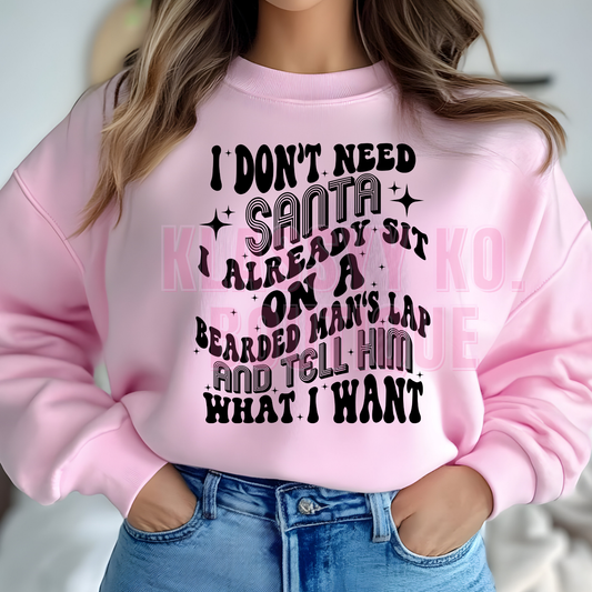 I Don't Need Santa Tee