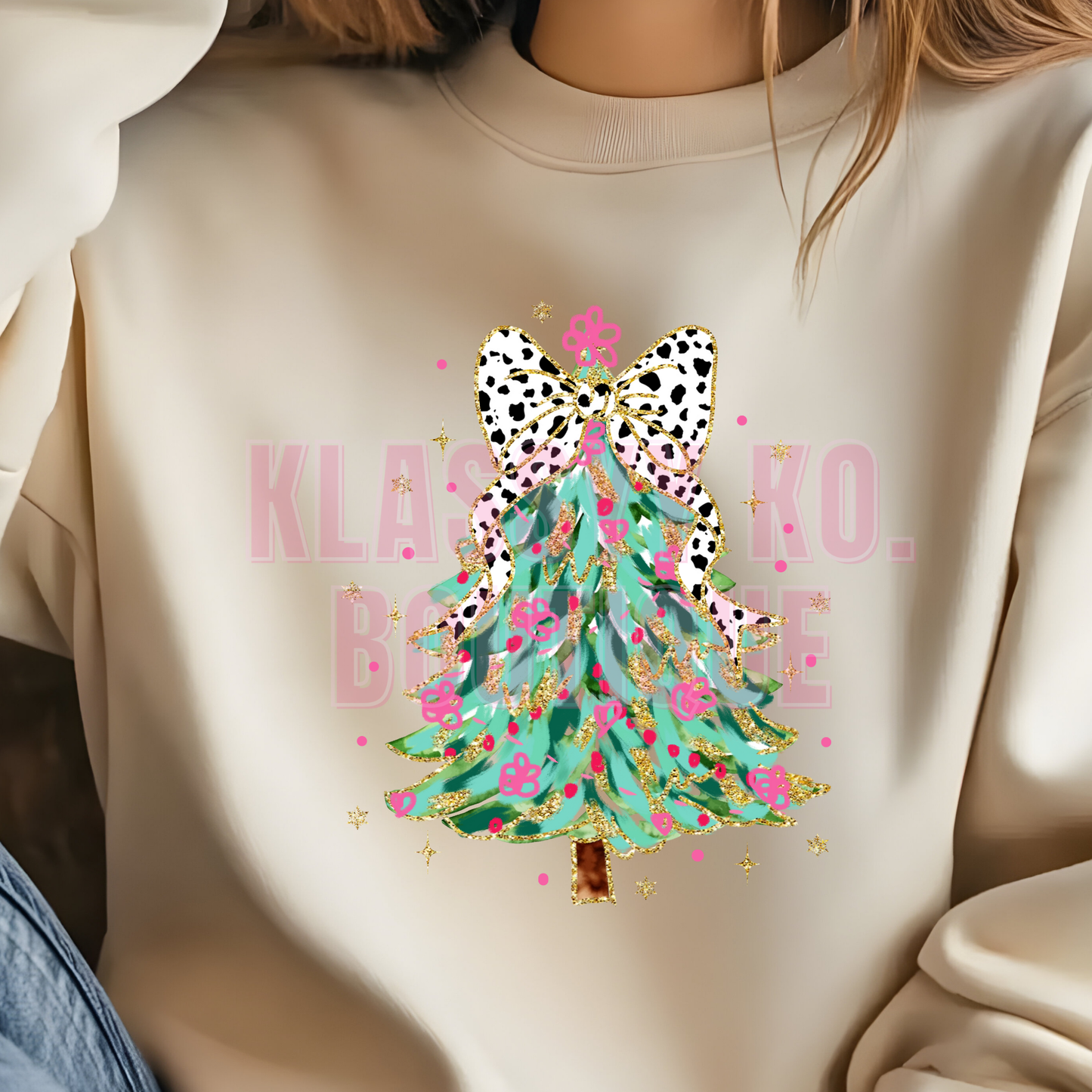 Coquette Christmas Tree Tee